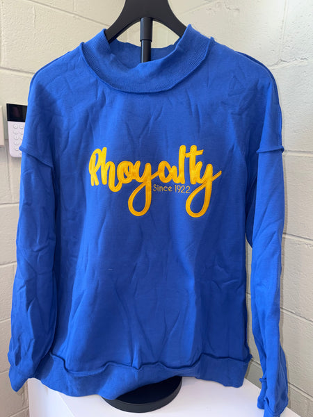D9 - Rhoyalty Embroidered Mock Neck
