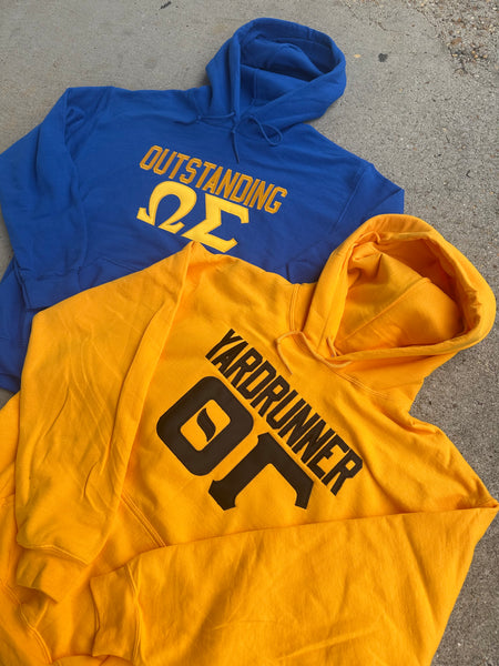 Custom Chapter Specific Stitched Hoodies