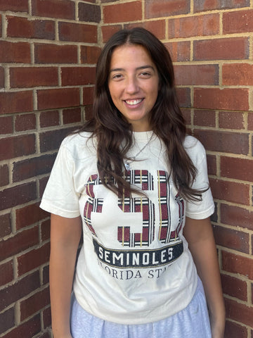 FSU - Preppy Plaid Tee