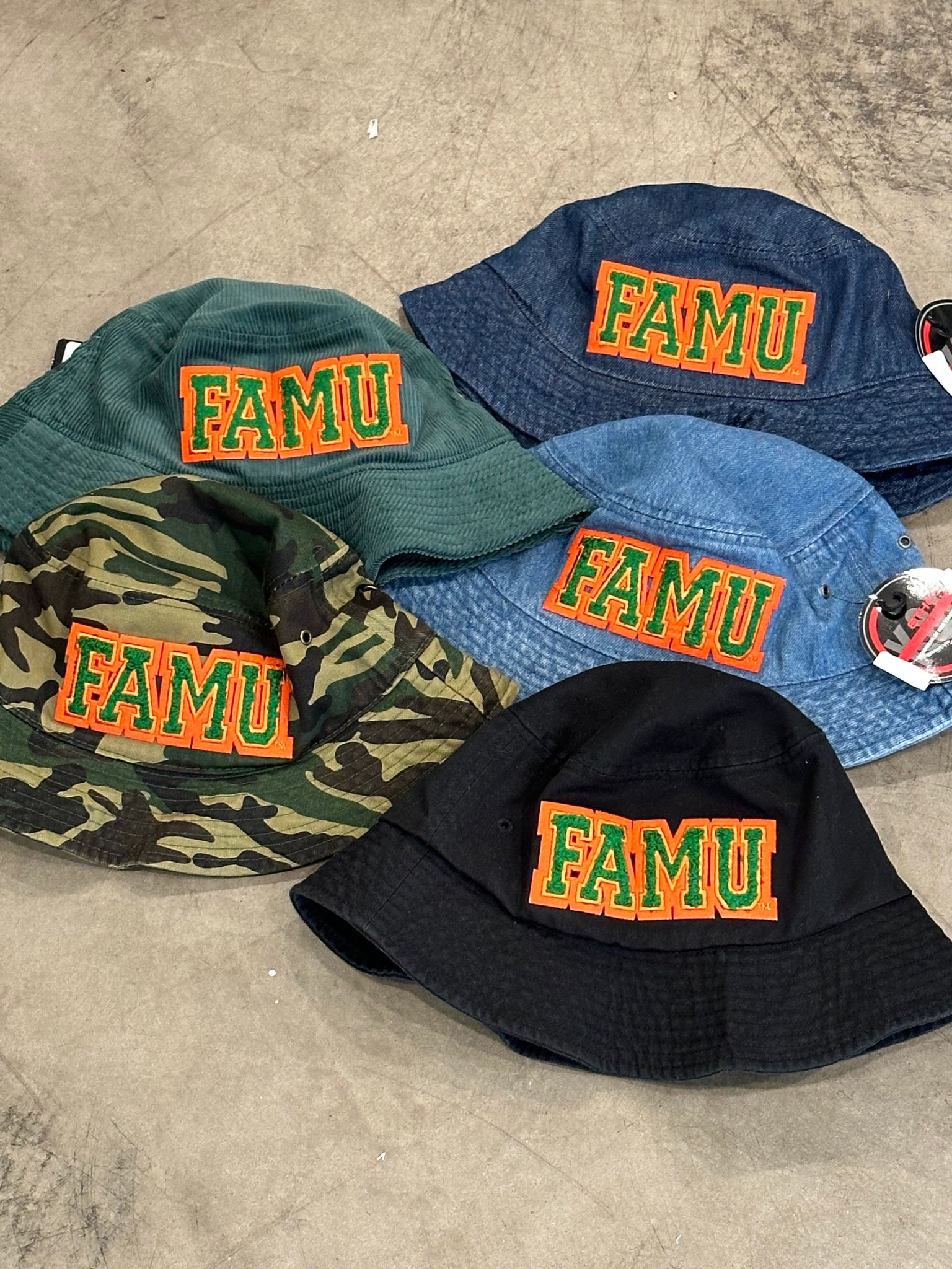 FAMU CG - Chenille Lettered Bucket Hat