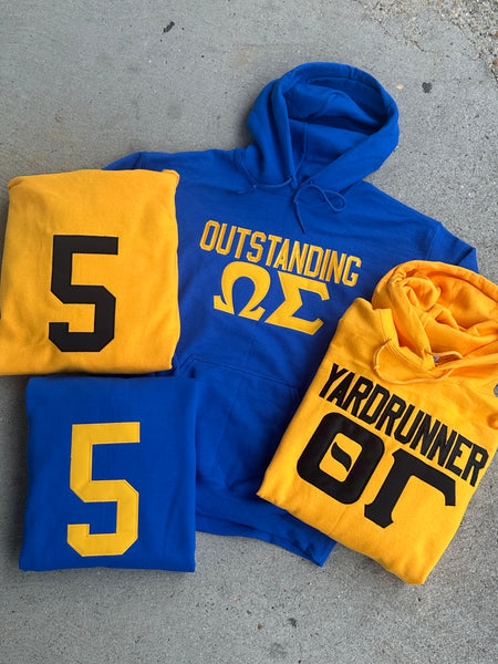 Custom Chapter Specific Stitched Hoodies