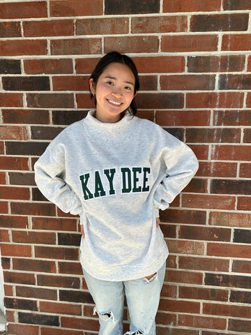 Stitched Mock Neck Sorority Sweatshirts