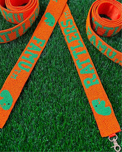 FAMU CG - NEW Black Beaded Purse Straps