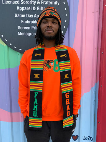 Grad - Kente Cloth FAMU Embroidered