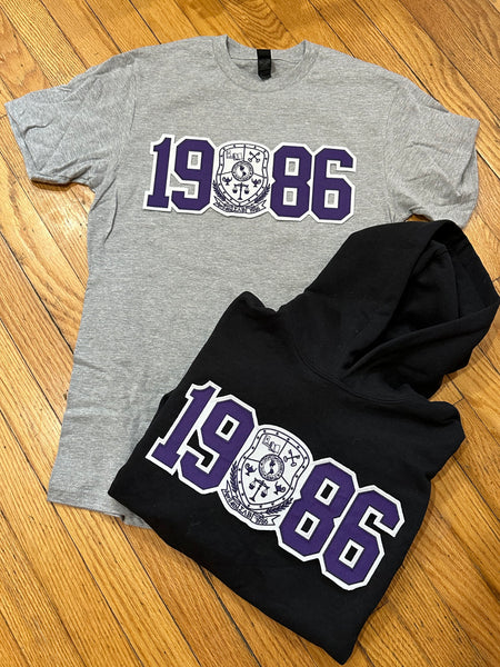 1986 Sigma Lambda Beta Crest - Stitch Founding Apparel