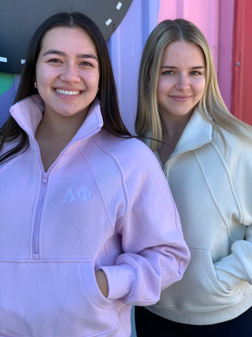 Sorority - Lulu Scuba Dupe Half Zip