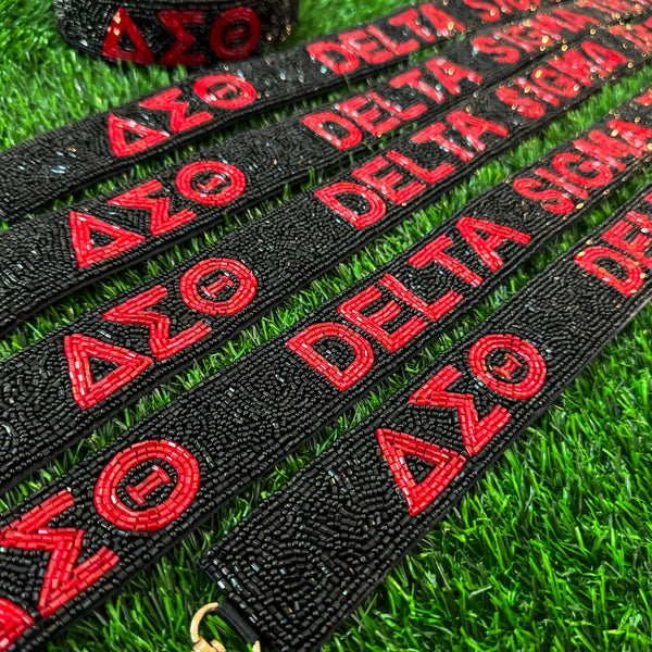 D9 - Sorority Beaded Purse Straps