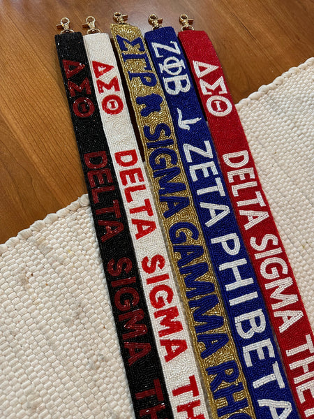 D9 - Sorority Beaded Purse Straps