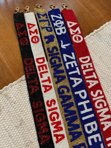 D9 - Sorority Beaded Purse Straps