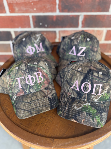 Sorority Camo Embroidered Hat
