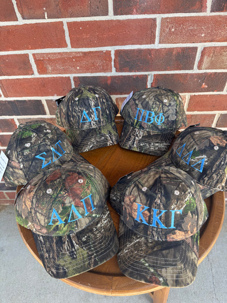Sorority Camo Embroidered Hat