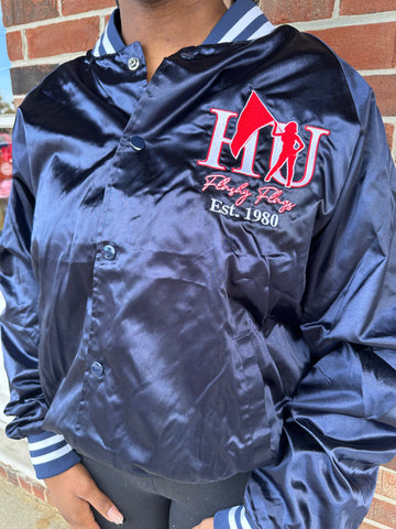 HU Flashy Flags Satin Bomber Jacket