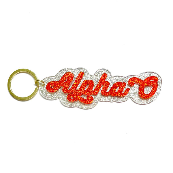 OTM - Sorority Glitter Keychain