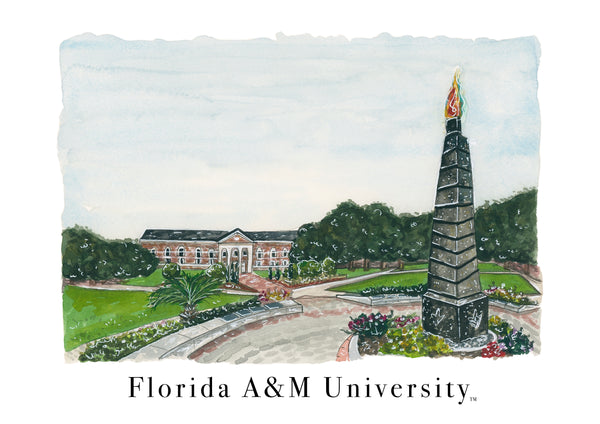 FAMU - Watercolor Art Prints (Multiple Prints)