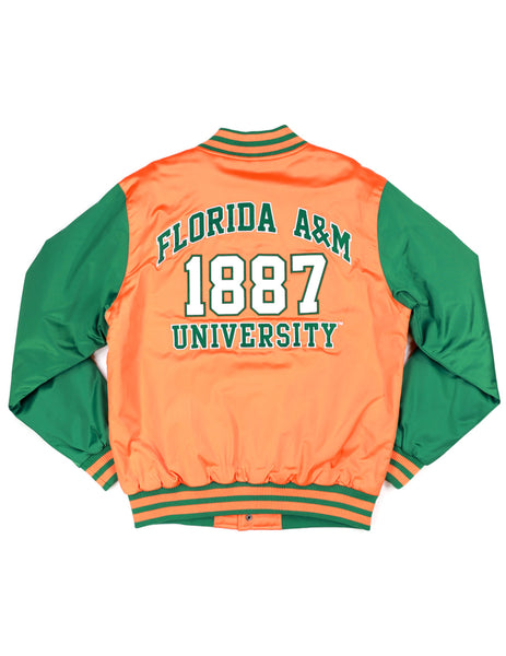 FAMU - Satin Baseball Jacket (Unisex Fit)