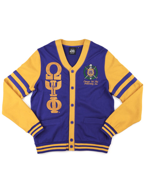 D9 - Fraternity Chenille Letter Premium Cardigans