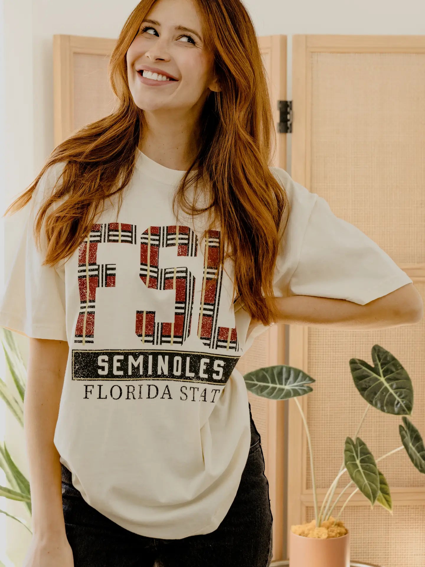 FSU - Preppy Plaid Tee