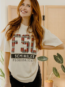 FSU - Preppy Plaid Tee