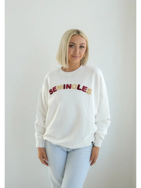 FSU - Chenille Crewneck Sweater