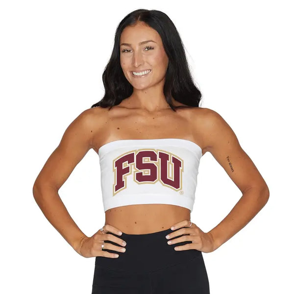 FSU - White Bandeau Top