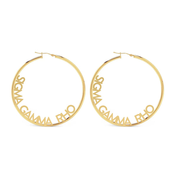 D9, MGC and Music Greek Hoop Earrings