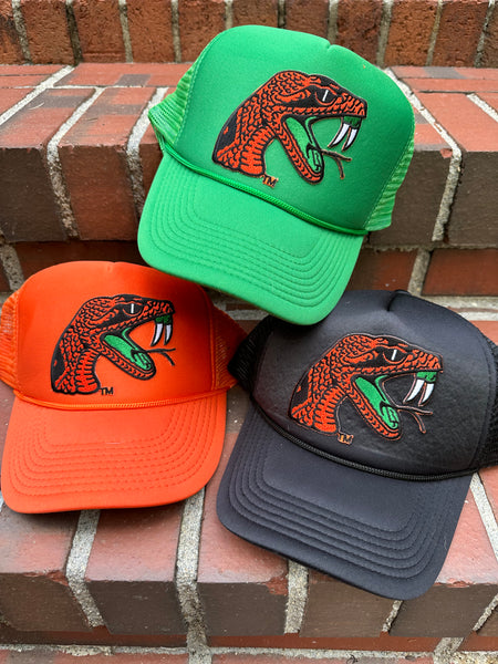 FAMU CG - Embroidered Patch Trucker Hat