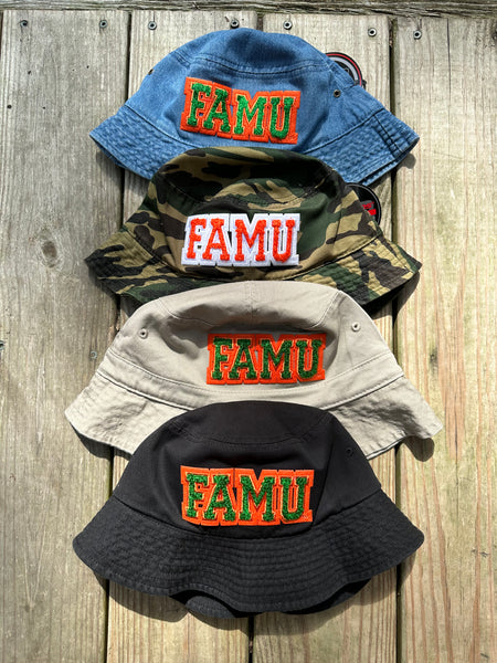 FAMU CG - Chenille Lettered Bucket Hat