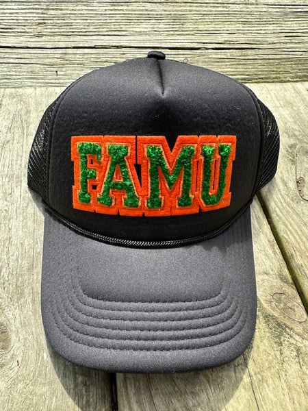 FAMU CG - Chenille Lettered Trucker Hat