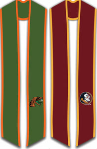 FAMU & FSU Satin Trim Graduation Stoles