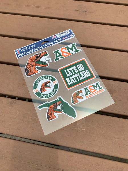 FAMU - Sticker Pack (6 Sticker set)