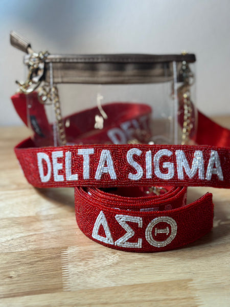 D9 - Sorority Beaded Purse Straps