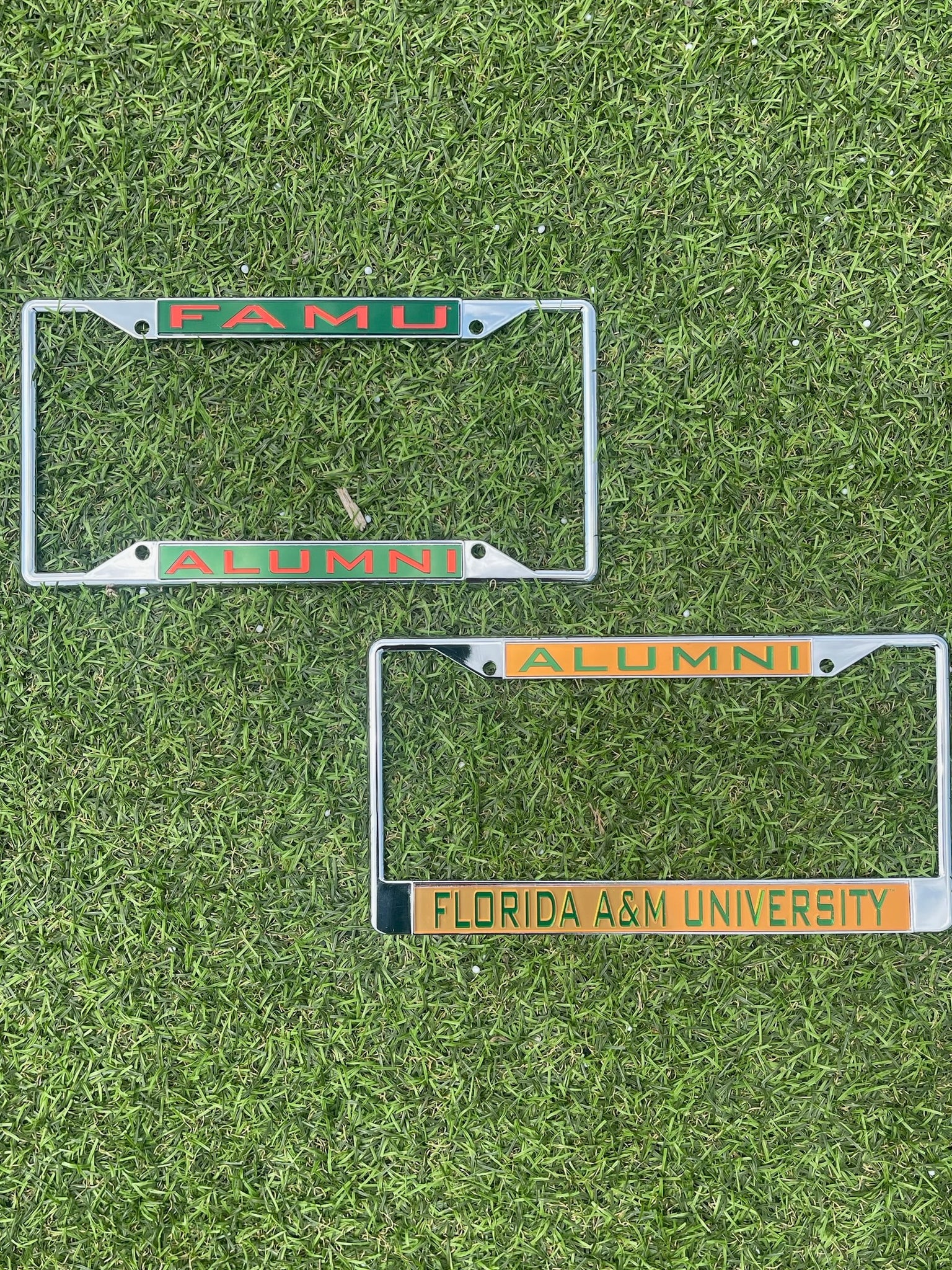 FAMU - Car Tag Frames Chrome (Alumni and more)