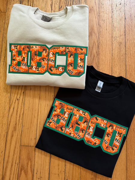 HBCU CG - FAMU Fabric Stitch Letter Apparel