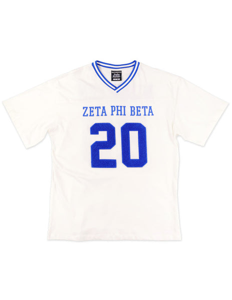 D9 - Sorority Oversize Chenille Jersey Tee