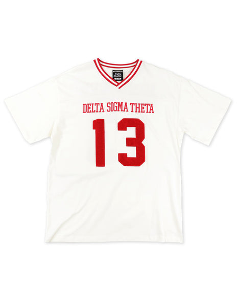 D9 - Sorority Oversize Chenille Jersey Tee