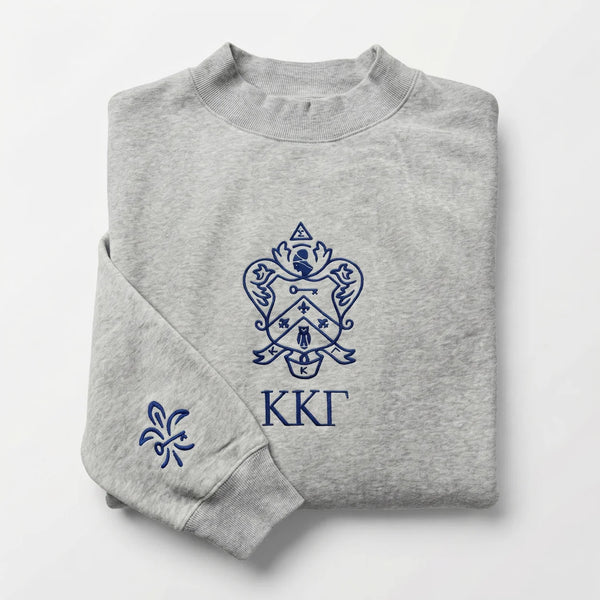 NEW Crest Embroidered Mock Necks