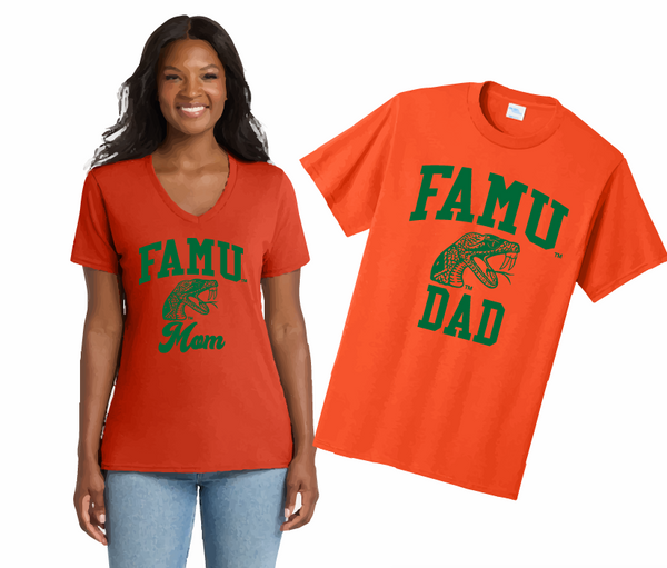 FAMU Mom & Dad Tees Orange