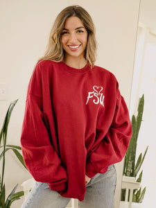 FSU Puff Ink Lyric Sweatshirt