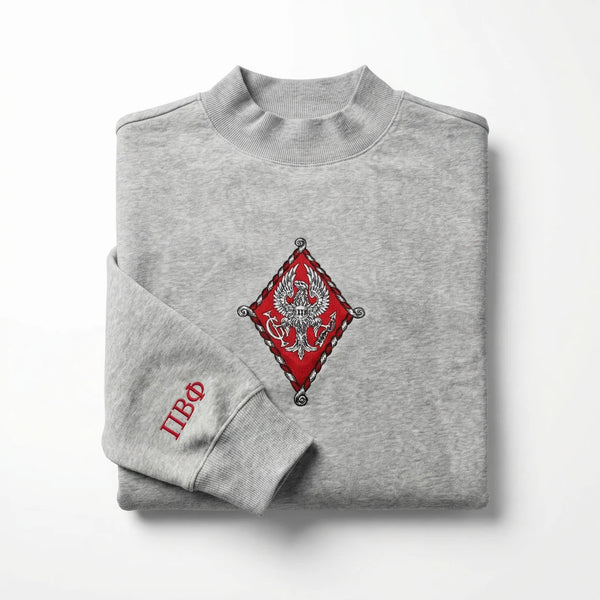NEW Crest Embroidered Mock Necks