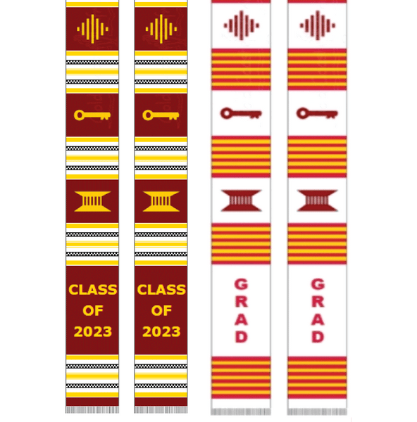 Grad - Kente Cloth Stole (School Edition)