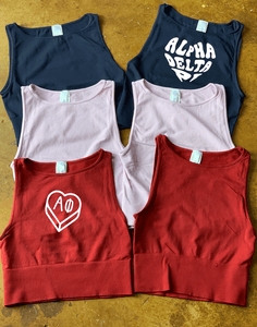 Sorority NEW High Neck Tank Top