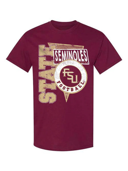 FSU - Football Garnet Thrifted Tee