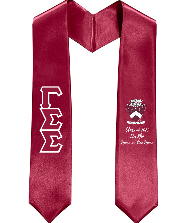 Gamma Sigma Sigma - Graduation Stole