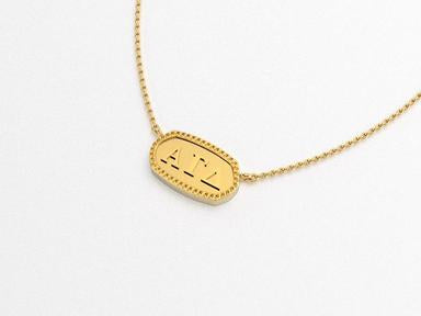 Sorority Jewelry - Oval Necklace