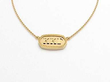 Sorority Jewelry - Oval Necklace