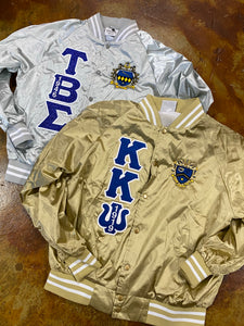 TBS & KKPsi Satin Bomber Jacket