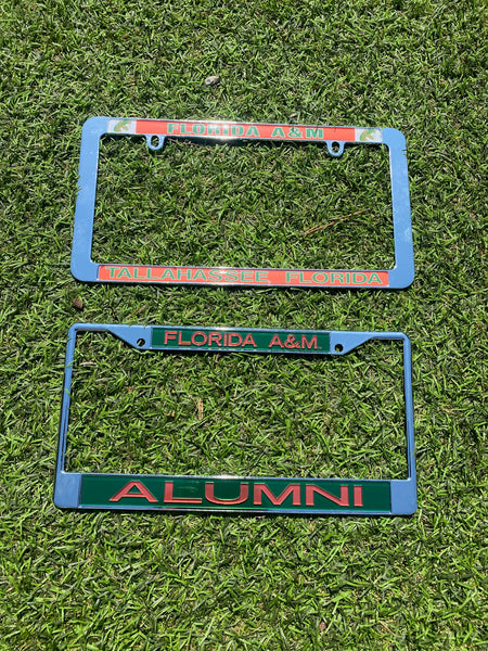 FAMU - Car Tag Frames Chrome (Alumni and more)