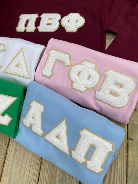 Sorority Chenille Fall Sweatshirt