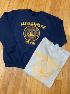 Alpha Kappa Psi - Crest Sweatshirt