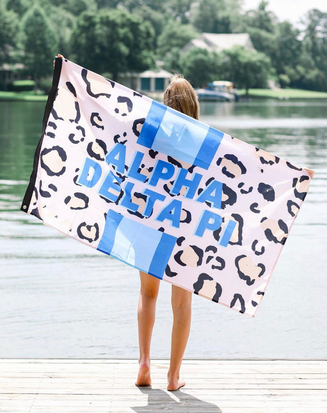 Sorority Cheetah Print Flag